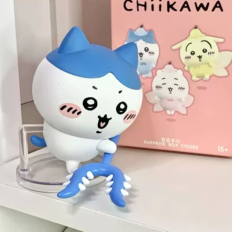 

Официальная оригинальная серия Chiikawa Happy Partner, слепая коробка, милые лечебные подарки ручной работы, креативные игрушки, украшение, праздничный подарок