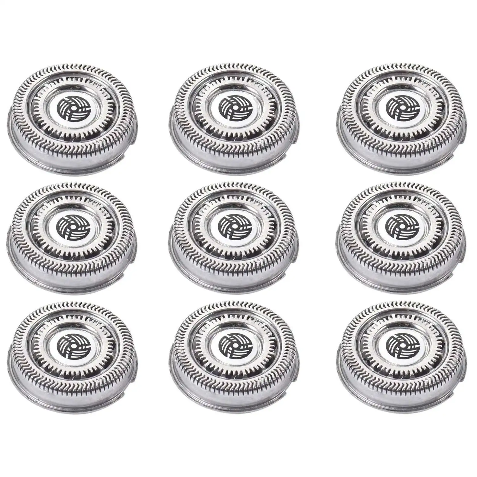 9 Pieces SH90 Shaver Replacement Heads for Philips Norelco Series S9000 RQ12 Shavers Blade Head