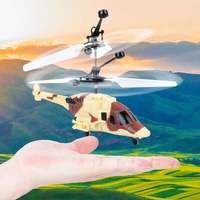 Infrared Induction Gesture Sensing RC Helicopter Levitation Flying Altitude Hold Dual Motor RC Drone Toys for Boys Children Gift