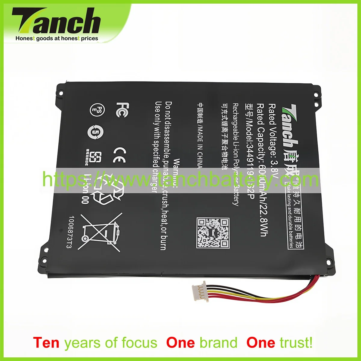 Laptop Batteries for CUBE T1011 SPACE ONE 10 iplay 20 Alldocube  pro 20 pro 3449119-1S2P ETL101AL 3349119-1S2P 3.8V 3 cell