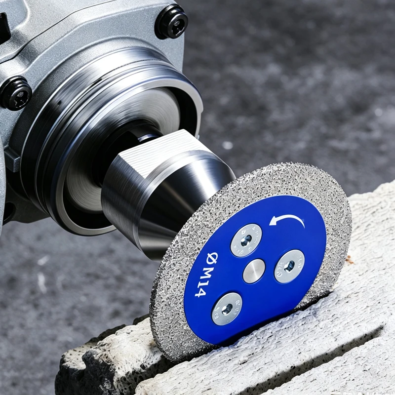 10Pcs 50mm Mini Diamond Saw Blade with M14 Flange For Brazing Seam Cleaning Granite Marble Ceramic Tiles Cutting Grinding Disc - view 6