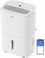 SHINCO 50L Wifi Dehumidifier with Pump, for 165 m³ (55 m²) Rooms, 7 L Water Tank, Activated Carbon Filter, Energy Saving, Automa
