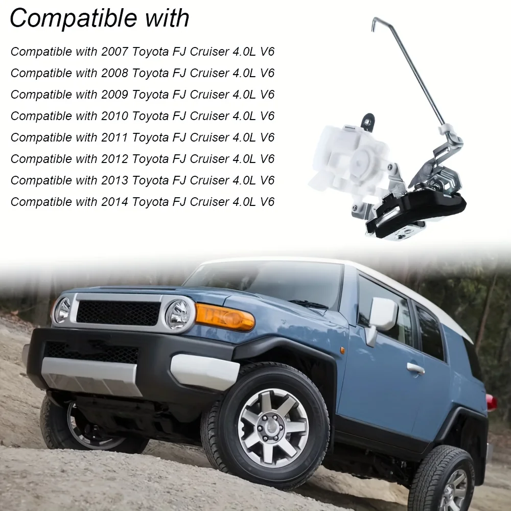 Rear Tailgate Trunk Latch Lock Actuator Compatible with Toyota FJ Cruiser 07-14 Sport Utility - Replace 69110-35071 69110-35070