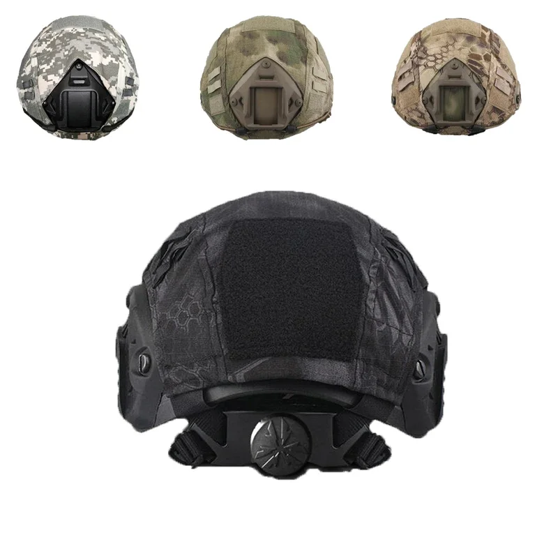 Tactical Helmet Cover for Fast Helmet Multi-Camo Helmet Cover for Airsoft War Games Military Paintball Hunting Shooting Gear