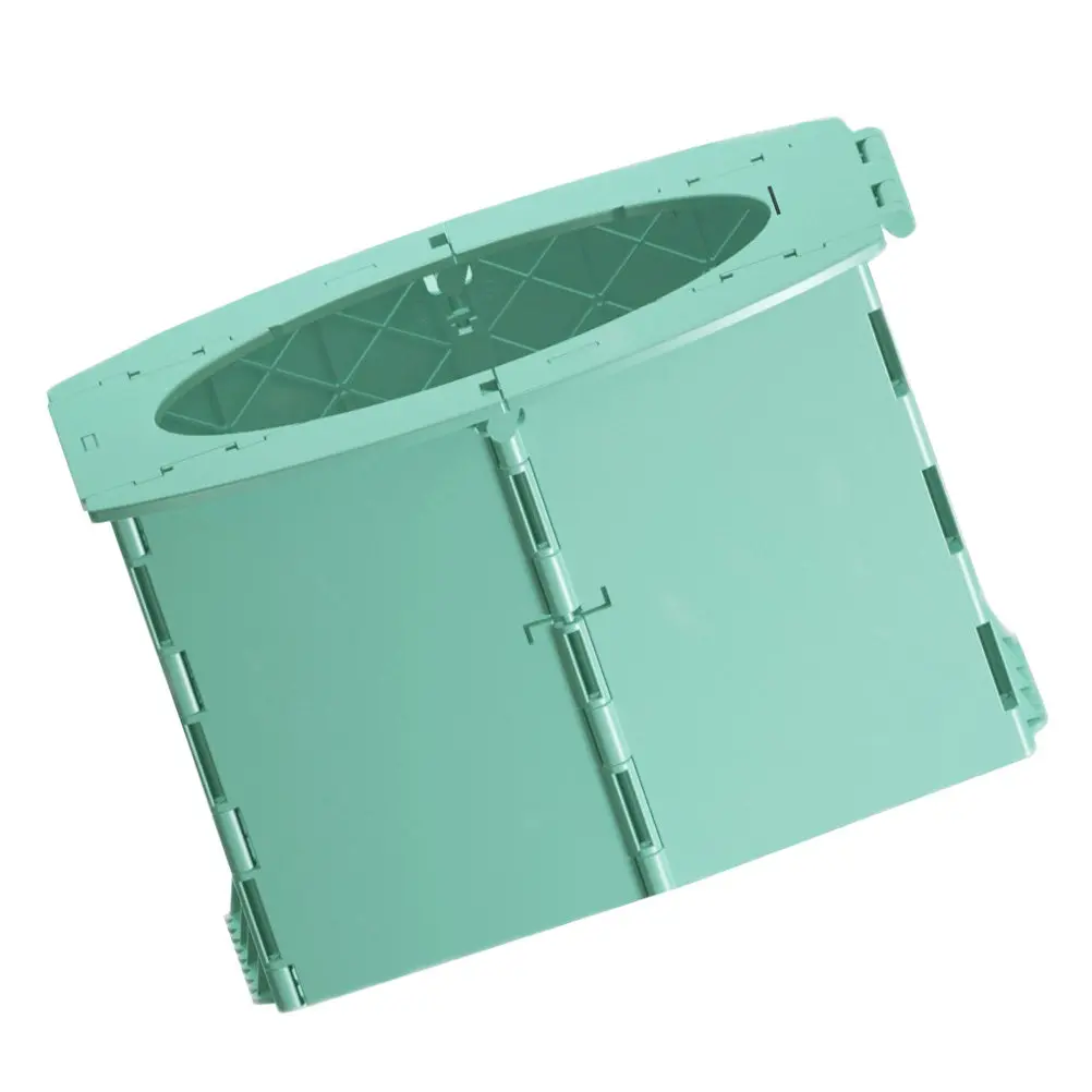 

1 шт. Детский складной туалет-горшок для путешествий, легкий, компактный, складной, для автомобиля, для малышей, экологичный, из полипропилена