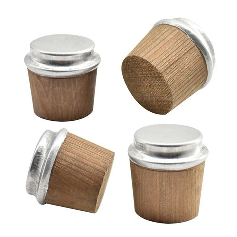 2Pcs Wood Thermos Stopper Sealed Safe Durable Vacum Flask\'s Cork Plug Lid Cap Bottle Cork Plug Replace Kettle Accessories Tool