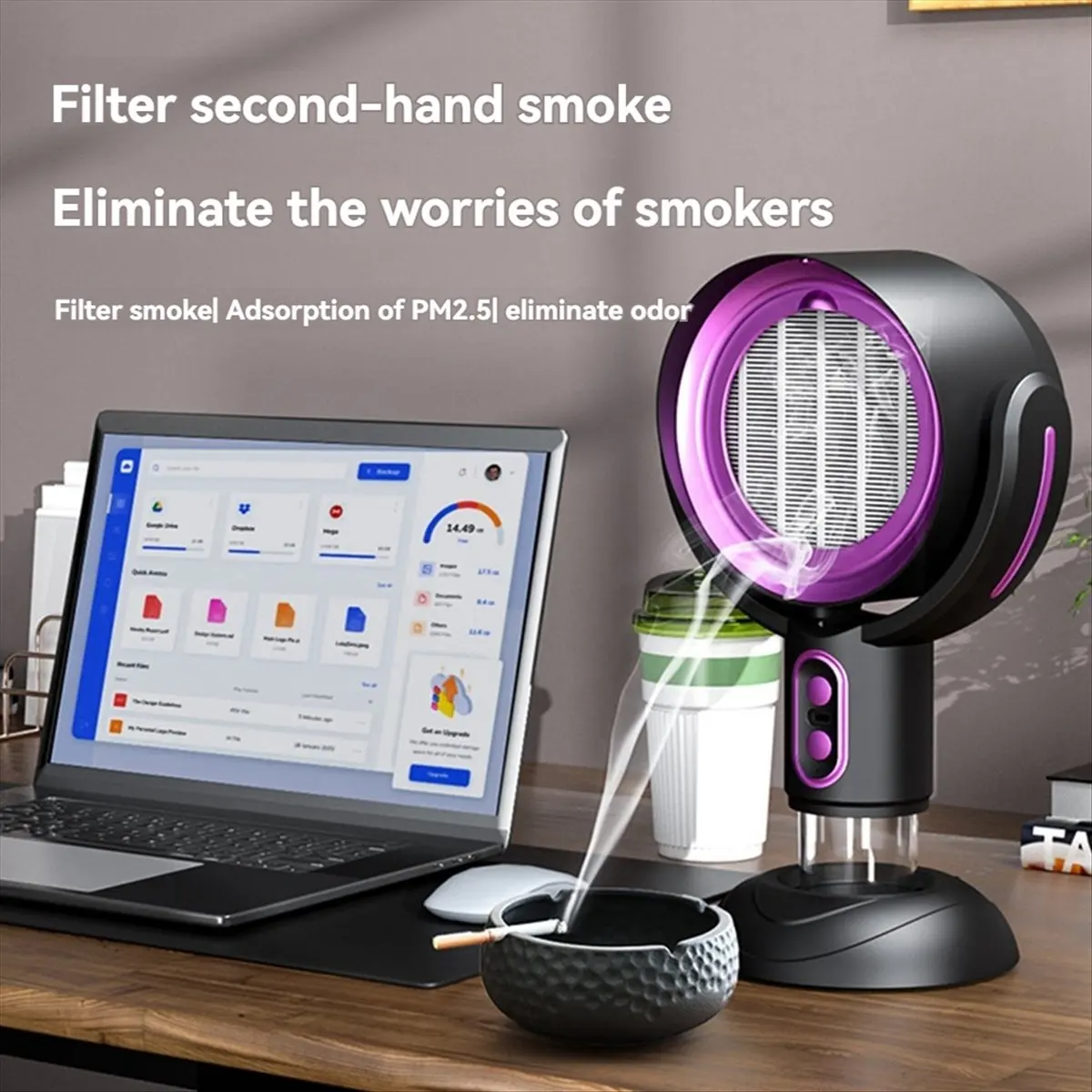 شفاط المطبخ المحمول A62K، شفاط المطبخ المكتبي مع مروحة عادم سرعتين، مروحة عادم المطبخ المحمولة للشواء الداخلي، B N