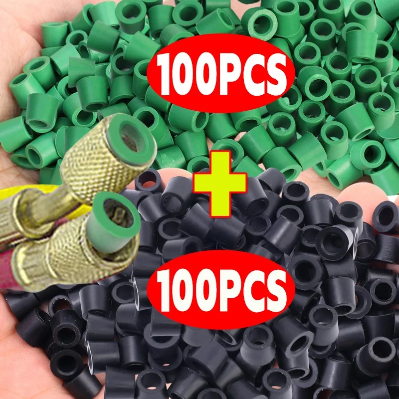 Rubber Gasket Air Conditioning 1/4Inch Charging Hose Valve Manifold Repair Seal Kit Replacement Electrical Equipment Accessories