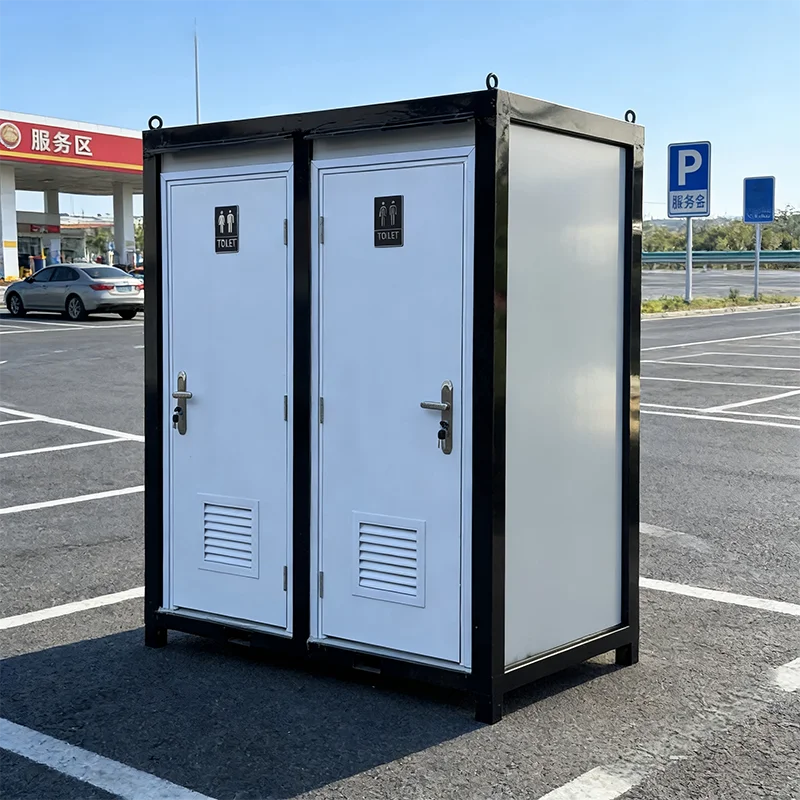 

Hot Sell Easy Assembly Portable Toilette Mobile Toilet WC For Commercial Purpose Customized Durable