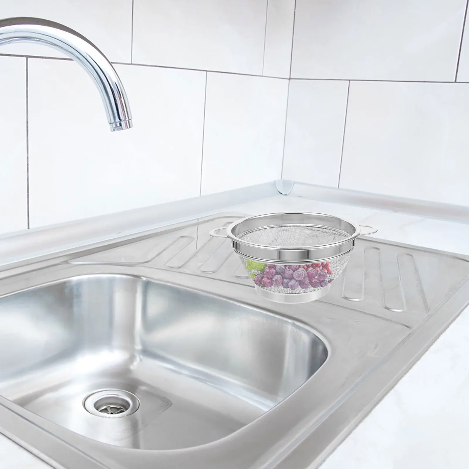 

1Pcs Drain Basket High Quality Vegetable Washing Basket Kitchen Strainer Fruit Colander Storage Holder No Odor Safe Use