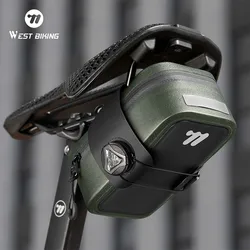 WEST BIKING Mini Bicycle Saddle Bag Lightweight Small 0.5L Bike Bag Portable Multi function Hand Bags Cycling Bag Bike Access