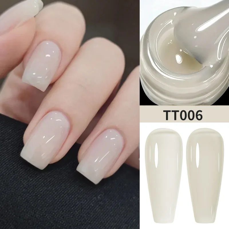 

TARTU 8 ml jelly gel nail polish, green gel nail polish, semi-permanent, suitable for home nail DIY