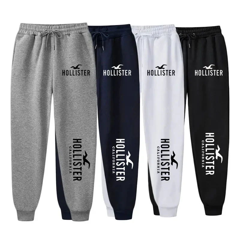 2025 Spring Autunm Jogging Sports Hollister Printed Men Pants Daily Sweatpants Casual Versatile New Fashion Men's Pants S-4XL