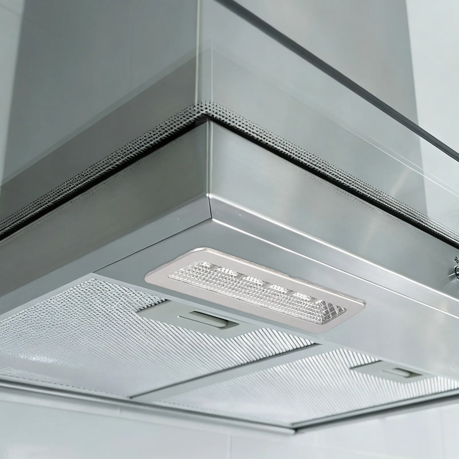 

Комплект из 2 прямоугольных двухрядных светодиодных ламп для вытяжки, замена ламп для кухонных вытяжек, светодиодное освещение для кухонных вытяжек