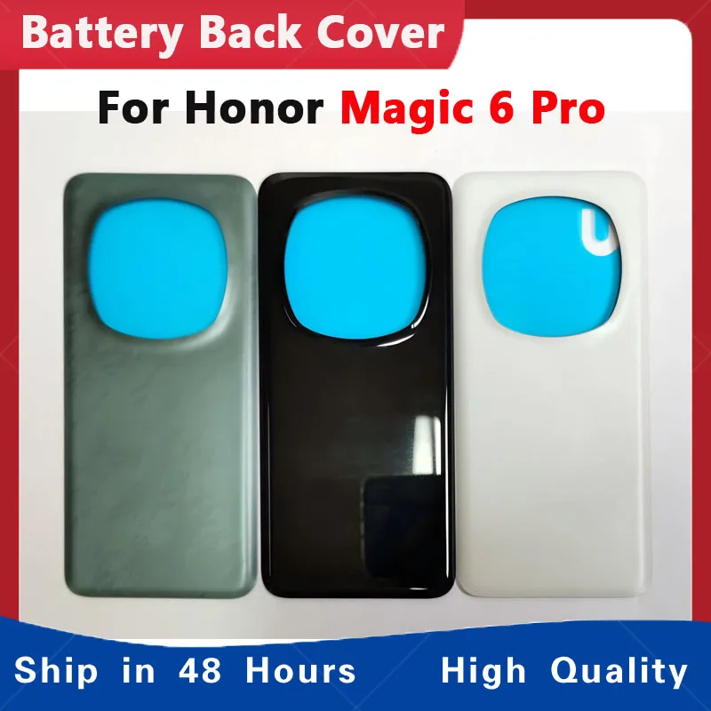 

Magic6Pro 6Pro задняя крышка аккумулятора для Honor Magic 6 Pro задний корпус стеклянный чехол замена запасных частей для ремонта телефона