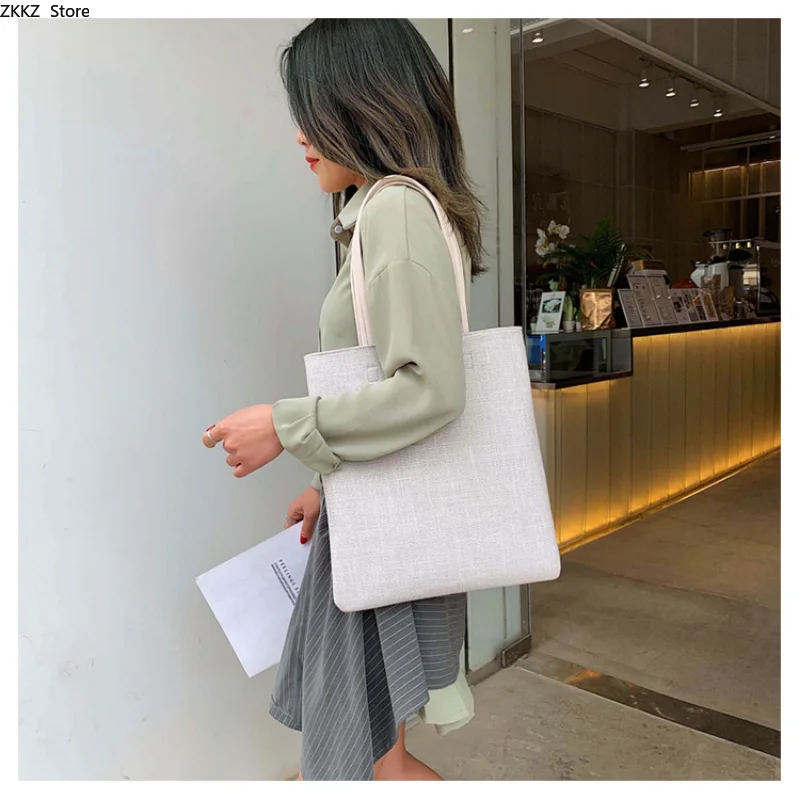 Fairy Canvas Bag Female 2023 New Style South Korea Canvas Shopping Handbag Fresh Spring and Summer Tote Bag Maiden Shoulder Bag