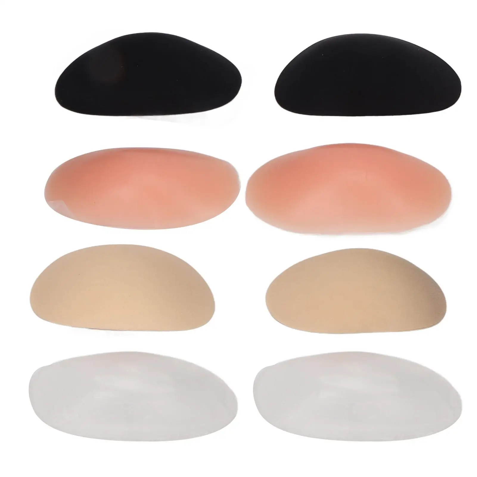 Bantalan Bahu Silikon Lembut dan Bernapas 4 Pasang Bantalan Perekat Anti Selip yang Dapat Dilepas untuk Kenyamanan dan Dukungan