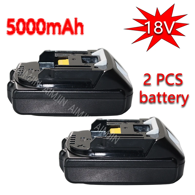 

For Makita 18V Battery 5.0Ah BL1860 Li-ion Replacement Battery BL1850 BL1840 BL1830 LXT-400 18650 Batter Pack