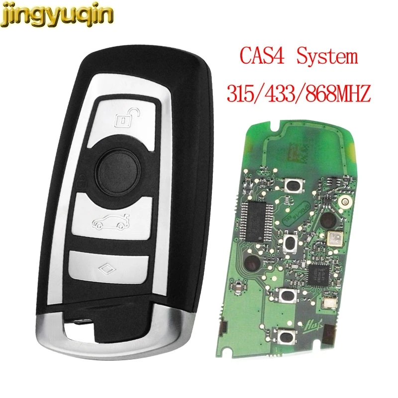 Jingyuqin 5pcs CAS4 FEM System Modified Smart Car Key 315/433/868MHZ For BMW 1 3 5 7 Series 2009-2016 Remote Alarm