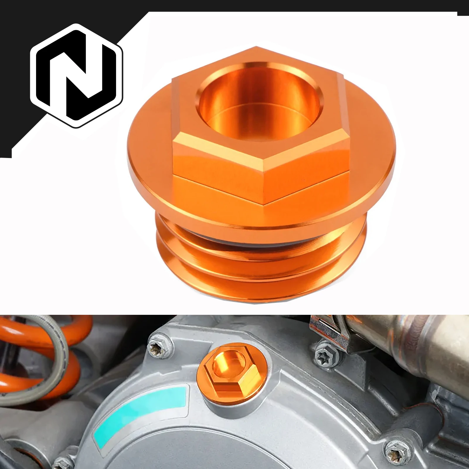 

NICECNC Oil Filler Cap Plug For KTM 540 550 620 640 Adventure Duke Enduro SM 690 990 DUKE R ENDURO SMC SM 1290