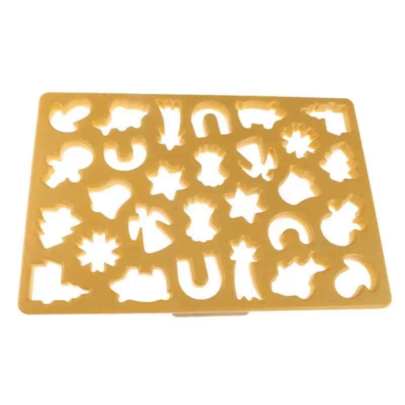 

Cookie Cutters Christmas Shapes Christmas Baking Molds Cartoon Christmas Cookie Molds Candy Fondant Molds Heat-Resistant Food