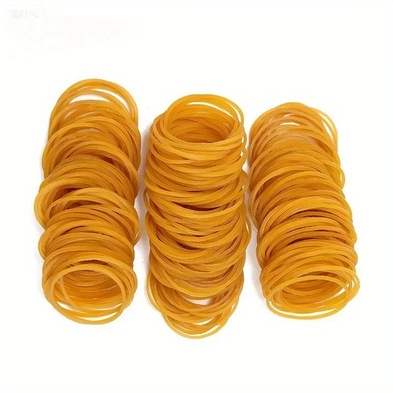 Set of 100/300/666 pieces  High elastic yellow rubber band , with a diameter of 38 millimeters, durable natural rubber, suitable