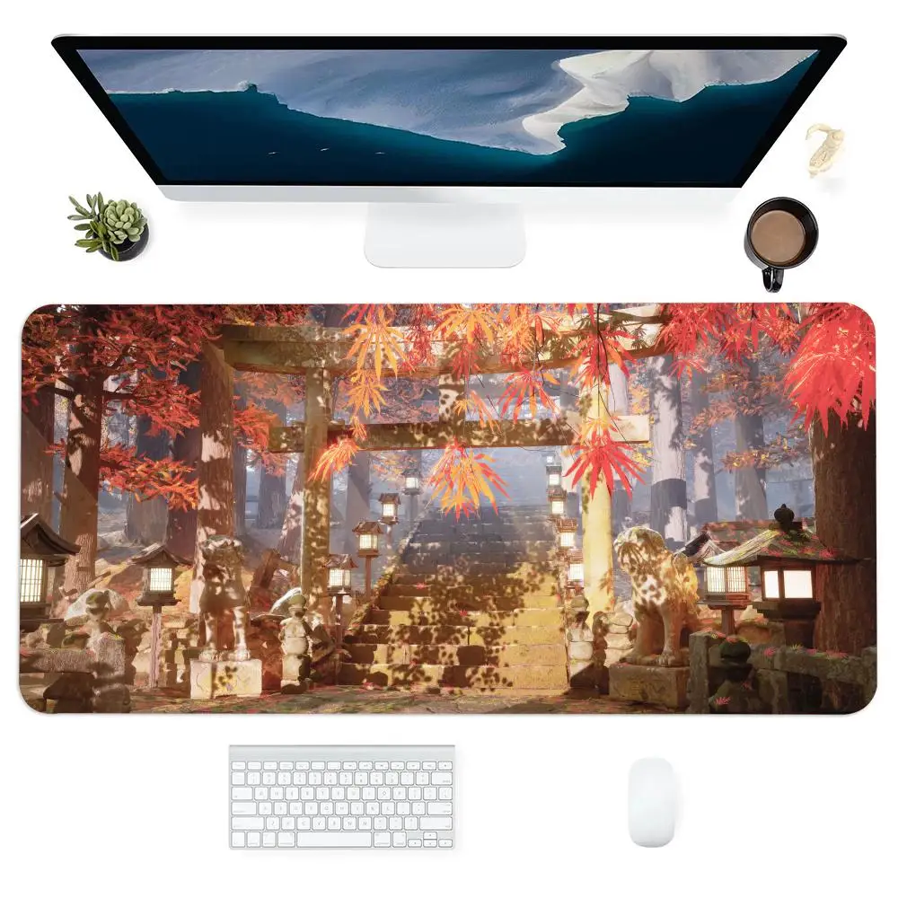 

Landscape Mouse Pad Gamer Keyboard Large Gaming Art Mausepad Non-slip Mousepads Laptop Tablet Mat Mini PC Playmat
