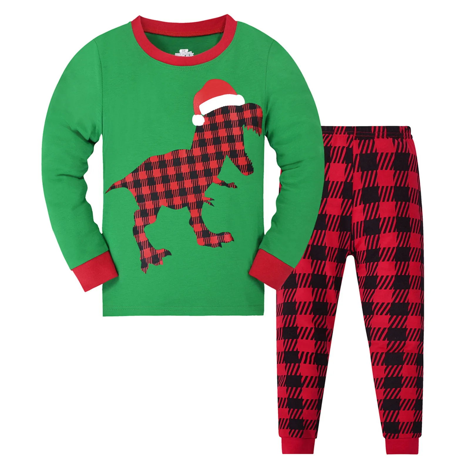 2023 New Children's Clothing Set Girls Christmas Pajama Cartoon Boys Sleepwear 1-9 Years Kids Pyjamas Infants Pijama Suits X-mas