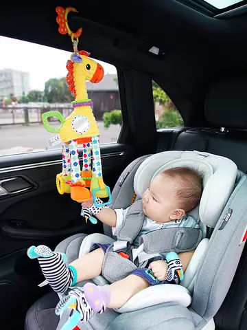 Macio girafa zebra animal sinos chocalhos de pelúcia infantil desenvolvimento do bebê lidar com brinquedos com mordedor brinquedo do bebê para presentes recém-nascidos