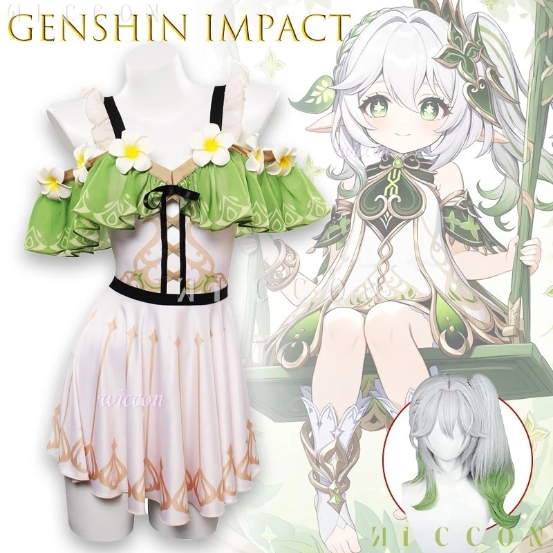 

Хэллоуин Genshin Impact Nahida, необычный купальник, наряд для косплея, стильный костюм для ролевых игр, карнавальная одежда для взрослых