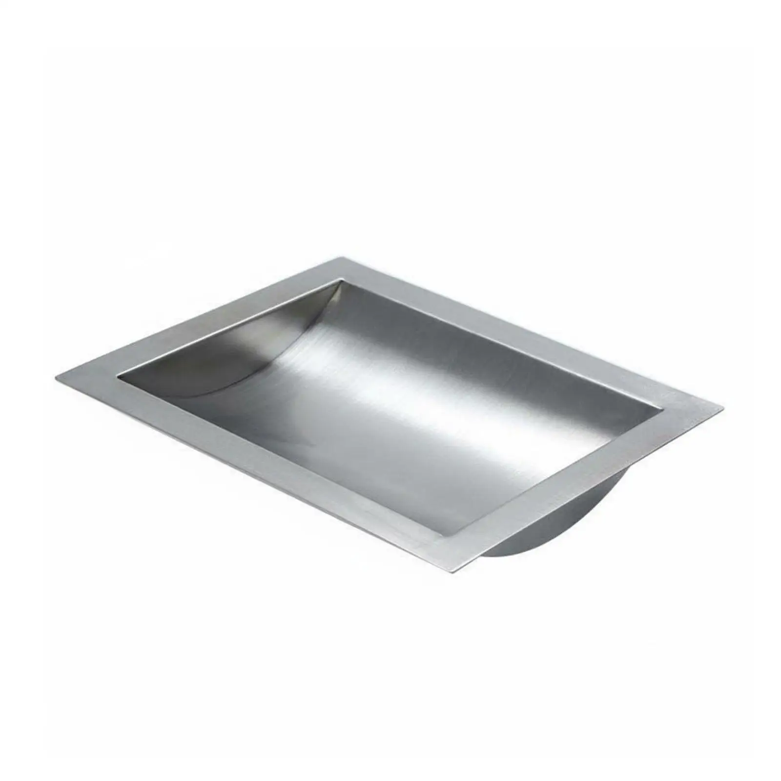Stainless Steel Currency Tray Long-Lasting Counter Pass Through Opening