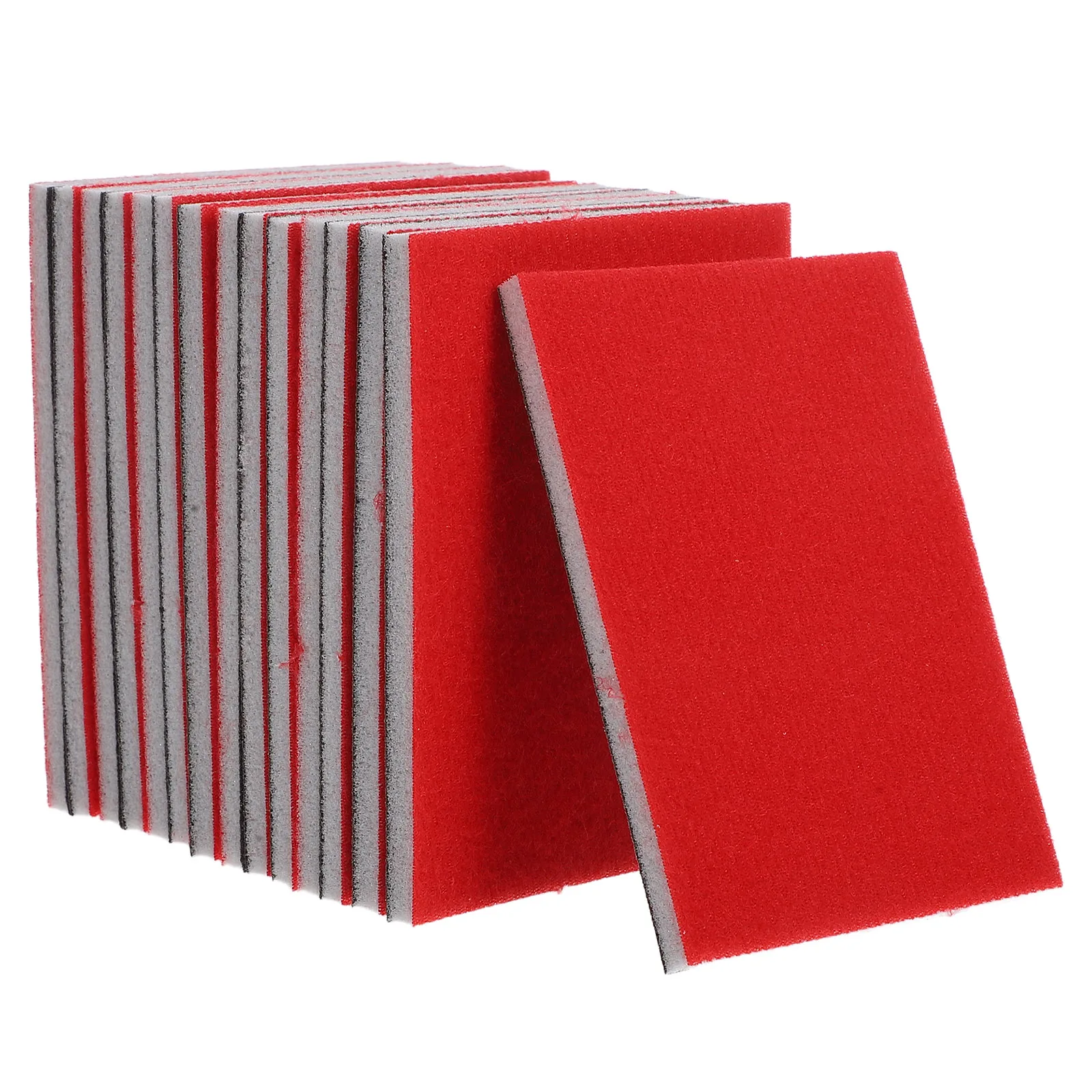 15 Pcs Flocking Sandpaper Sponge Medium Grit Flexible Plasterboard Multi Purpose Wet Dry Reusable Sanding Block Car Beauty Metal