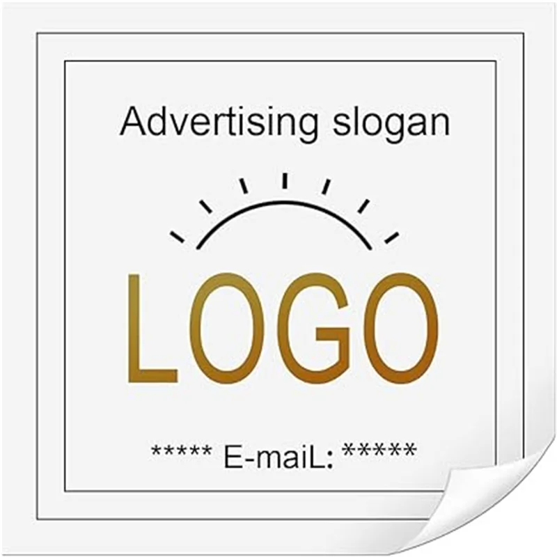 3-7CM Custom Stickers Customized Logos Business Design Your Own Stickers Personalize Stickers Self Adhesive Stickers