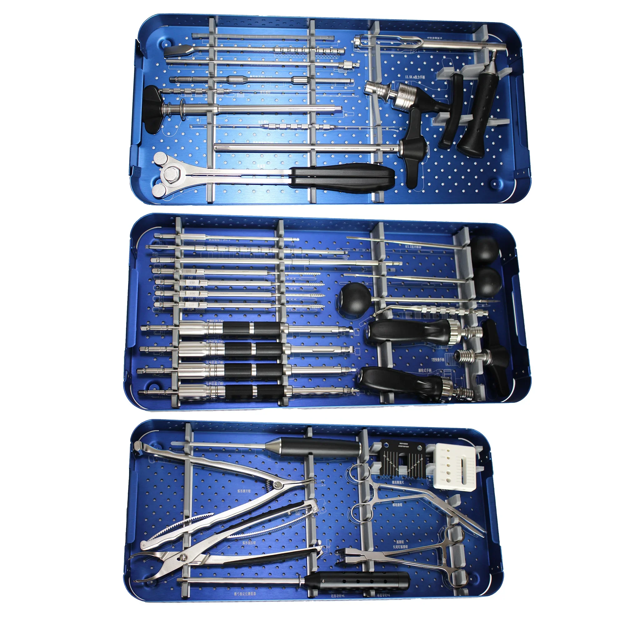 spine instrument set instrumentation tool box Implants Peek cage