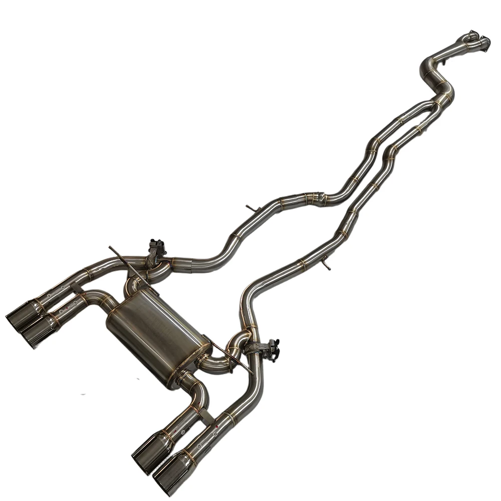 Выхлопная система ForPerformance Valvedtronic Catback для M2 M2C 3.0T F87 S55 2018-2023: улучшенный звук, глушитель