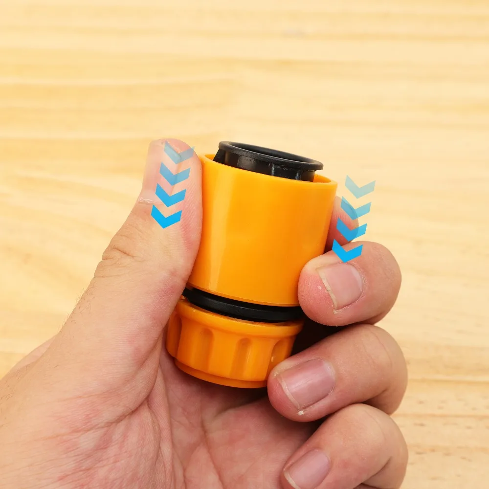 العالمي 4-نقطة انبوب ماء موصل لا تسرب صنبور بلاستيكي موسع سريعة مشتركة خرطوم حديقة محول نظام الري أداة #6