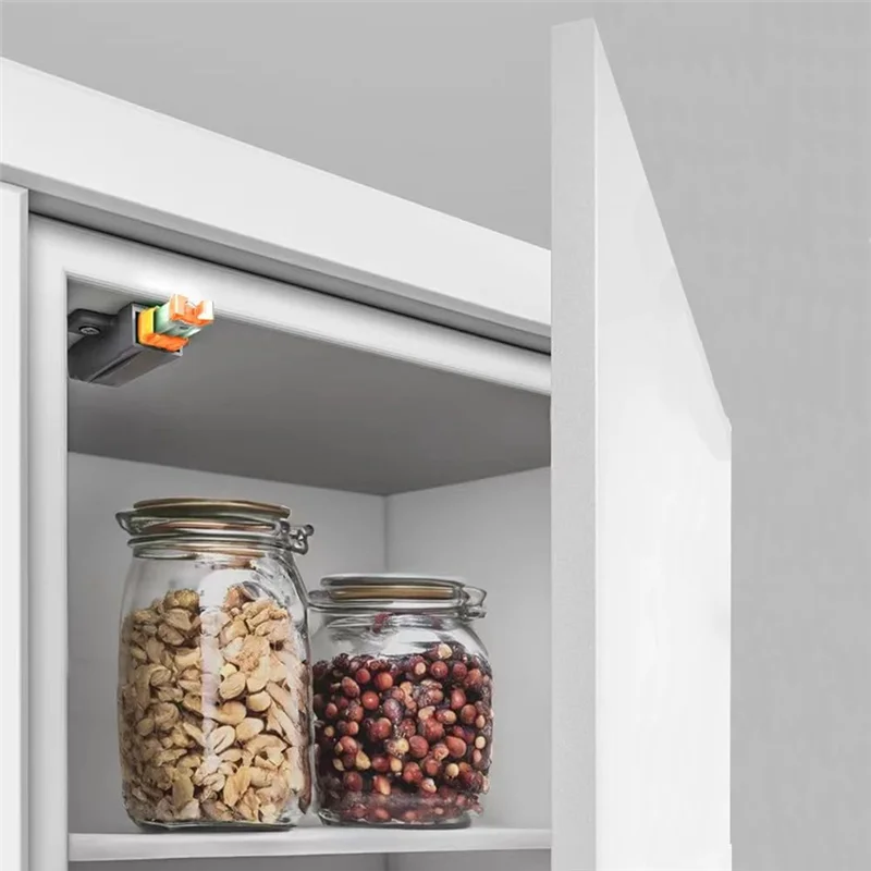 

【Hot Cake】Self-Locking Cabinet Door Rebounder Adjustable Lock Rebounder Wardrobe Cabinet Door Panel Push-Open Door Opener