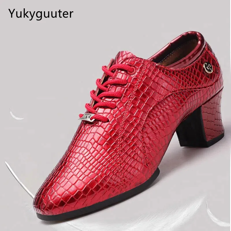 

Leather Women's Tango/Ballroom/Latin Dance Dancing Shoes Heeled Salsa Professional Dancing Shoes For Girls Ladies 5.5cm/3.5cm