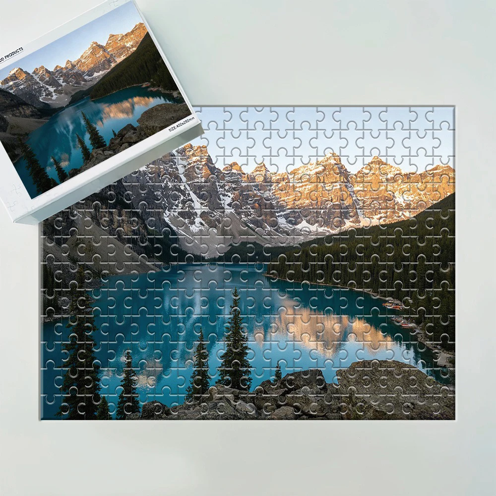 35/300/500/1000pcs Personalized Custom Photo Puzzle Tourist Photos Multiple Sizes Available