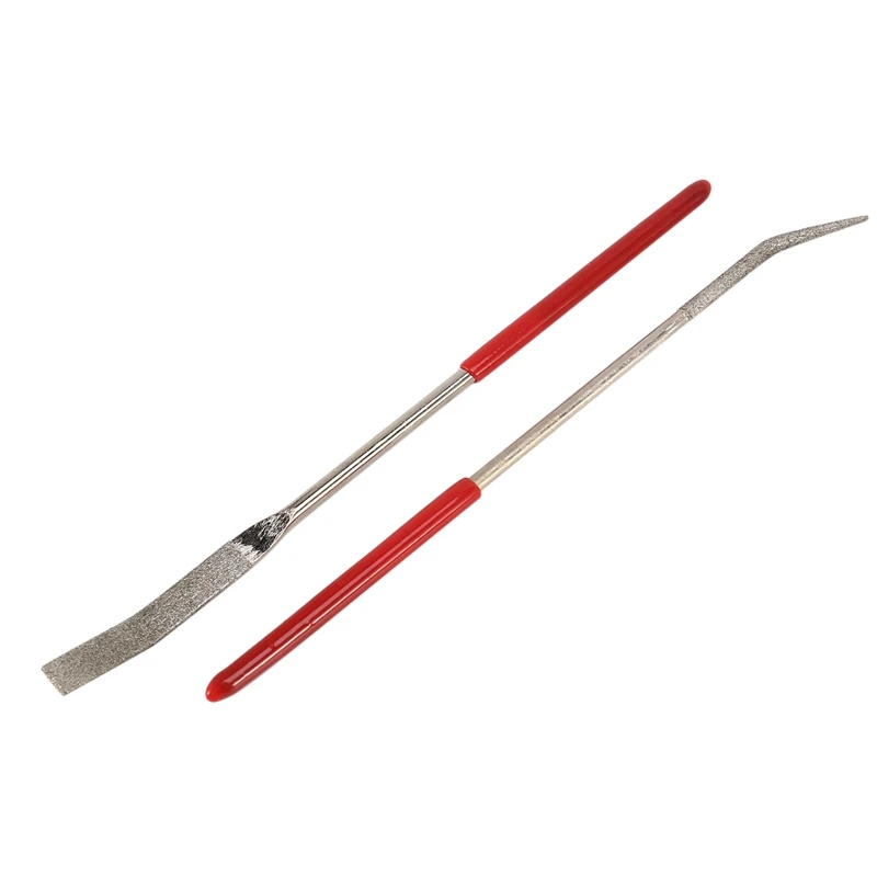 ชุดตะไบเพชรขนาดเล็กแบบโค้งชุดตะไบเข็มชุดตะไบโลหะเคลือบเพชร