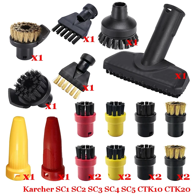 Voor Karcher Sc1 Sc2 Sc3 Sc4 Sc5 Sc7 Ctk10 Ctk20 Handheld Stoomborstelkop Krachtige Nozzle Vervanging Stofzuiger Onderdelen