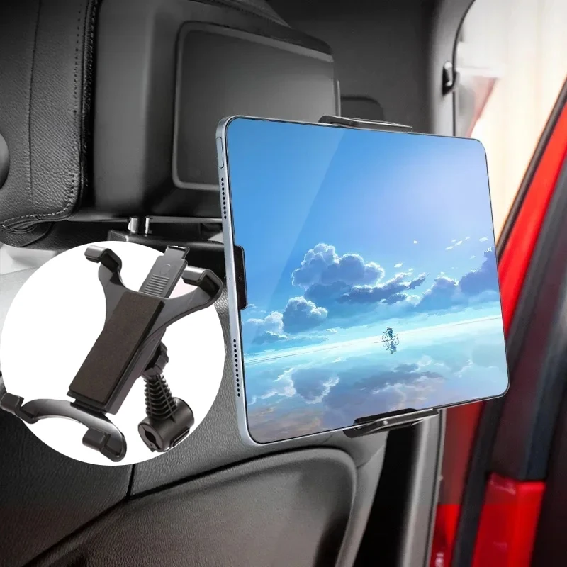 Car Rear Pillow Phone Holder Seat Rear Headrest Mounting Bracket Tablet Car Stand car Headrest Bracket for Phone Tablet 5-7 Inch