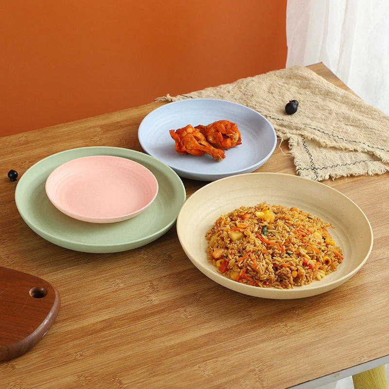 Reusable Wheat Straw Plates 4