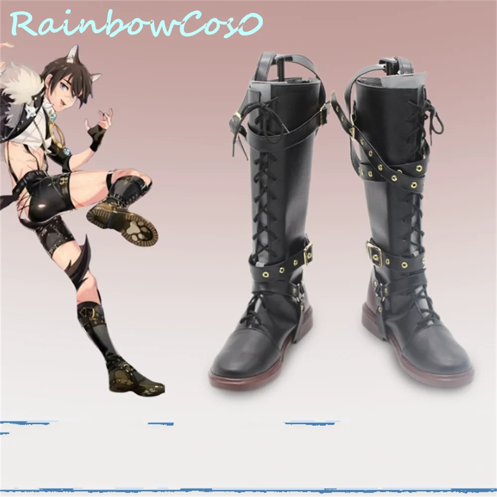 

Nu Carnival Garu Cosplay Shoes Boots Game Anime Party Halloween Christmas RainbowCos0 W3140