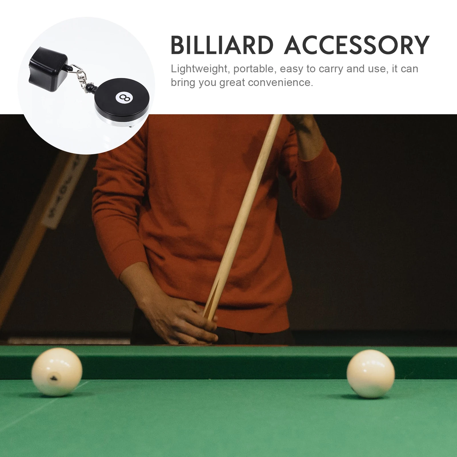 

Billiards Powder Set Chalk Holder for Pool Cue Tip Snooker Accessory Holders Accessories