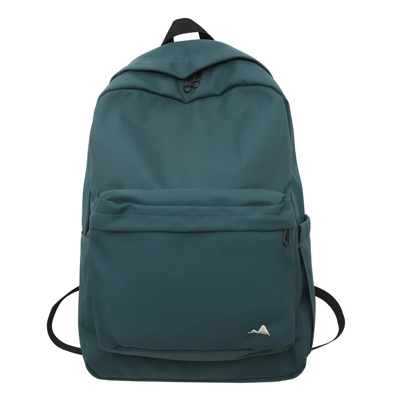 

Рюкзак для ноутбука из ткани Оксфорд, повседневный однотонный дорожный рюкзак с USB-портом и мягкими ремнями