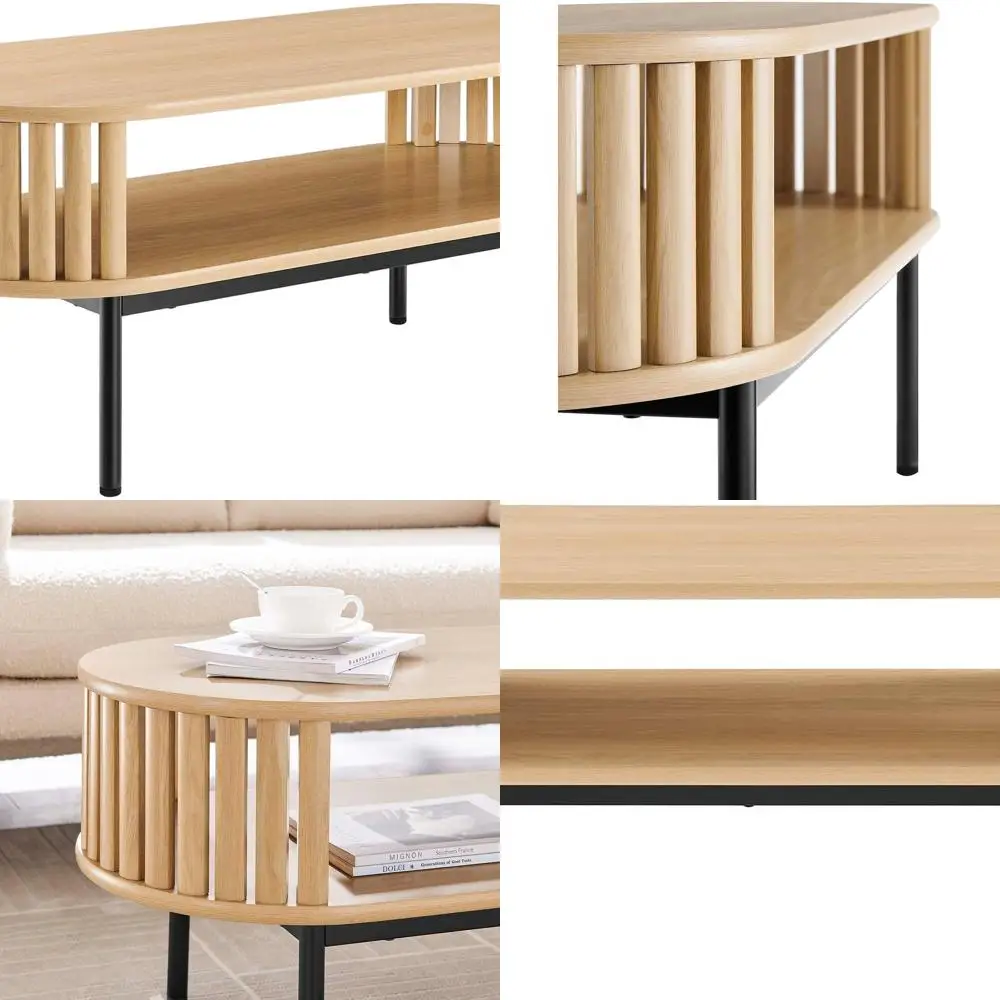 

Contemporary Oak Fortitude Coffee Table