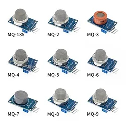 10PCS Sensor Module MQ- 2/3/4/5/6/7/8/9/MQ135 Alcohol, Combustible Gas Carbon Monoxide