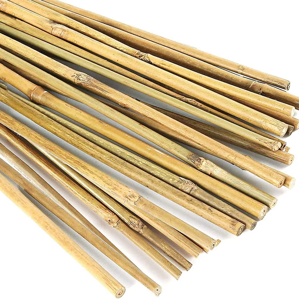 20pcs Bamboo Plant Support Stakes 16/18/8/12in Plant Support For Vines Climbers Vegetables Plants Garden Supplies