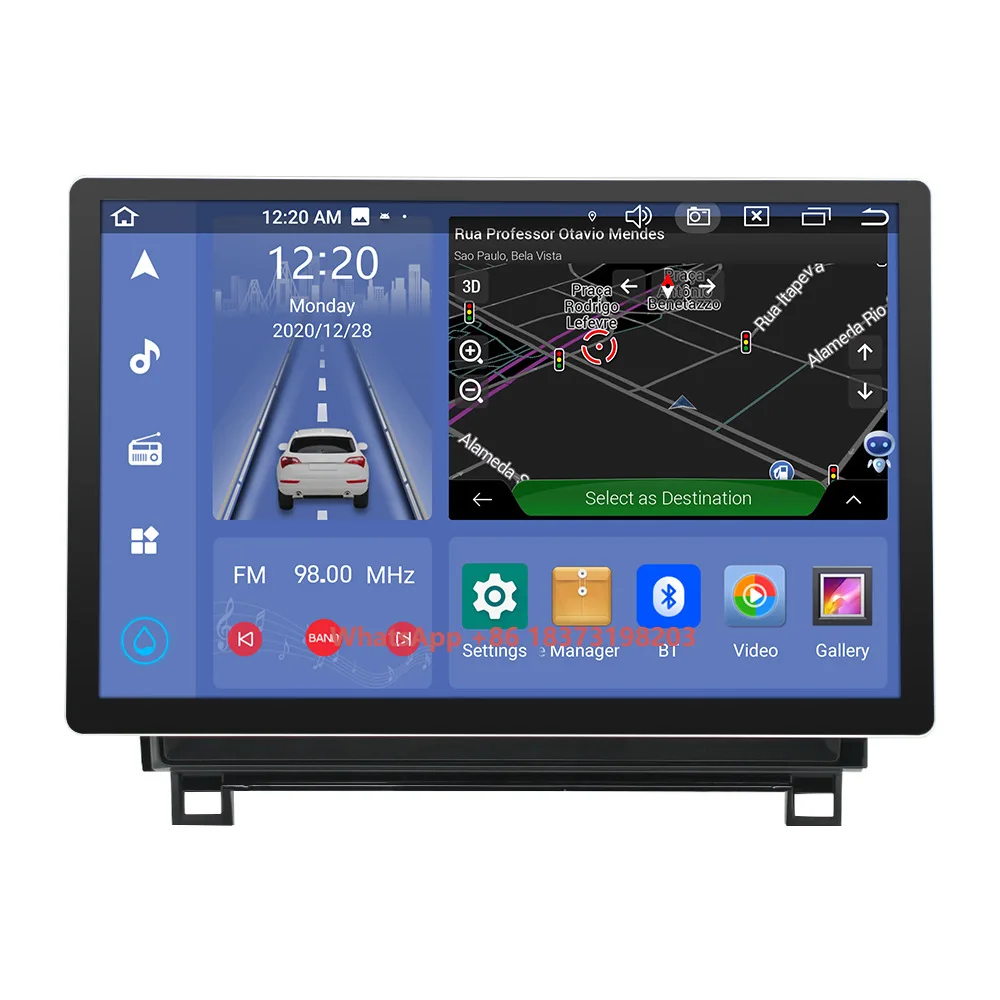 

13.3 Inch 2k Touch Screen Car Audio Navigation System Dsp 4G Wifi 8 Core 8g 256g Radio Car Android Player for Mercedes Benz